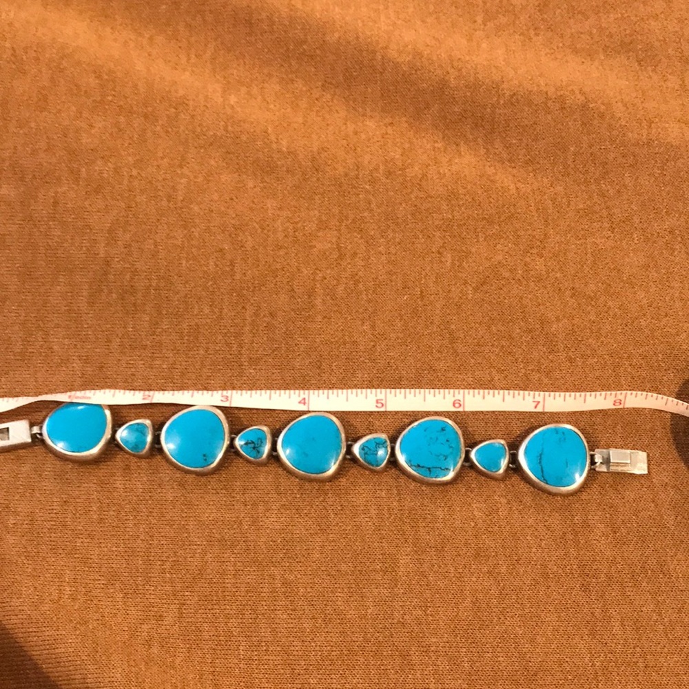 Sterling silver turquoise bracelet